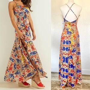 GUESS NWT Arianne Maxi Dress XS